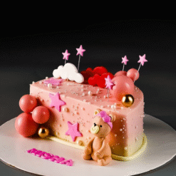 Half-Year Teddy Celebration Cake