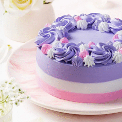 Alternative view of Rose Chocolate Delight Cake