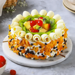 Tropical Fruit Overload Cake