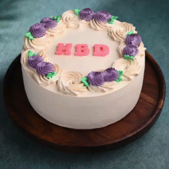 Vanilla Bloom Rosette Cake