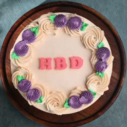 Alternative view of Vanilla Bloom Rosette Cake