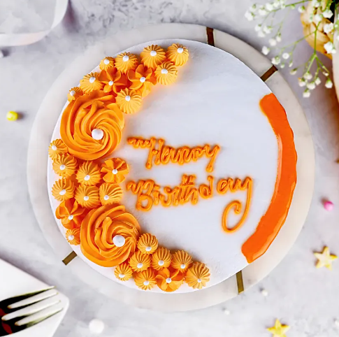 Caramel Crunch Butterscotch Cream Cake - Image 3