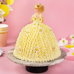 Alternative view of Choco Princess Barbie Cake