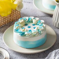 Alternative view of Creamy Floral Vanilla Cake
