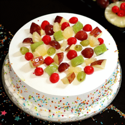 Fresh Fruit Delight Cake – Online Cake Delivery by Bakizo