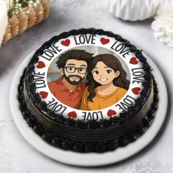 Ghibli Dream personalized chocolate cream cake