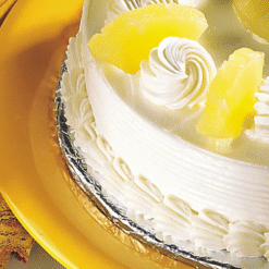 Alternative view of Golden Tropic Eggless Pineapple Cream Cake