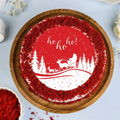 Alternative view of Jolly HoHo Christmas Photo Delight Cake