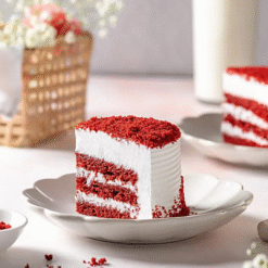 Alternative view of Scarlet Swirl Velvet Cream Cake