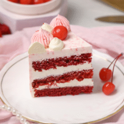 Alternative view of Blush Velvet Romance Cake