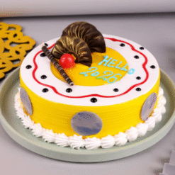 Alternative view of Fresh Pineapple New Year Celebration Cake