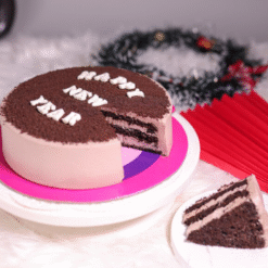 Alternative view of Midnight New Year Chocolate Truffle Cake