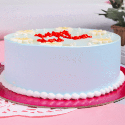 Alternative view of Midnight New Year Vanilla Celebration Cake