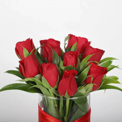 Alternative view of Scarlet Charm Truffle & Roses Combo