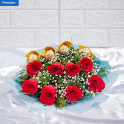 Alternative view of Astonishing Fresh Roses Bouquet