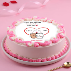 Alternative view of Everyday Valentine Chocolate Love Cake