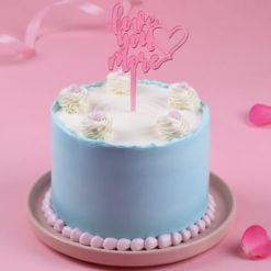 love swirls chocolate cake with romantic swirl design