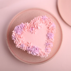 Petal love pink chocolate cake online delivery in India