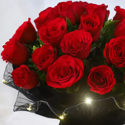 Alternative view of Radiant Love LED Rose Bouquet