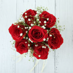 Alternative view of Velvet blush romance roses bouquet