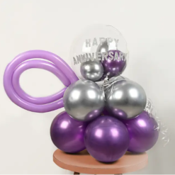 anniversary bobo balloon bouquet romantic love balloons online delivery India