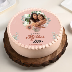 mother’s day photo cake for mom blush pastel cake online delivery India
