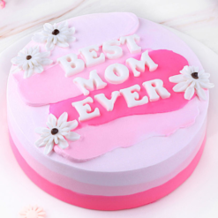 Alternative view of Elegant Pink Mother’s Day Cake