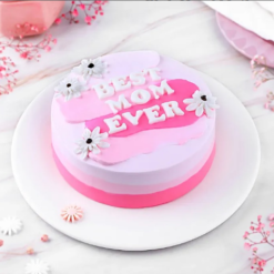 mother’s day cake for mom elegant pink designer cake online delivery India