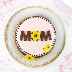 Alternative view of Floral Bliss for Mom Cake