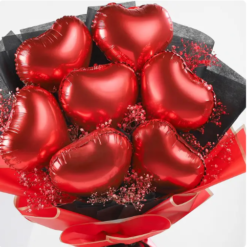 romantic balloon bouquet heartfelt romance balloons online delivery India