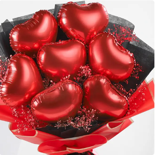 Heartfelt Romance Balloon Bouquet
