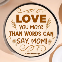 Alternative view of Lots of Love Chocolate Cake for Mom