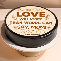 mother’s day chocolate cake lots of love cake for mom online delivery India