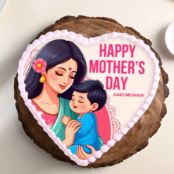 Alternative view of Made With Love for Mom Cake