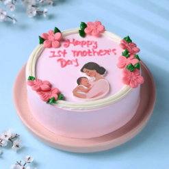 first mothers day cake moms first joy cake online delivery India