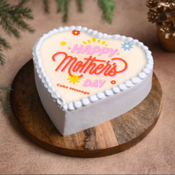 mother’s day heart cake for mom heartfelt delight cake online delivery India