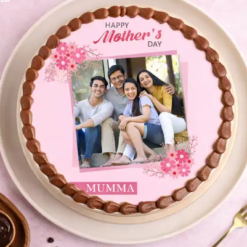 Alternative view of Picture Perfect Memories Cake for Mom