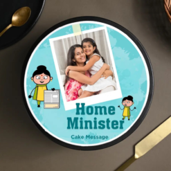 Alternative view of Queen of Our Home Photo Cake