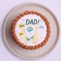 Alternative view of Dad's Bento Love Cake