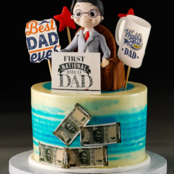 Dad's Boss Mode Cake Father's Day premium designer cake online India