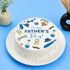 Dad's Celebration Poster Cake Father's Day personalized designer cake online India