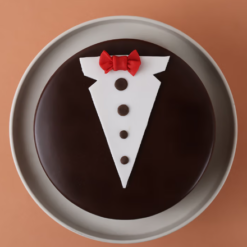 Alternative view of Dad's Classic Shirt Cake