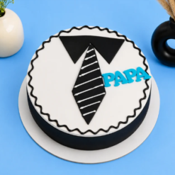 Dad's Classic Tie & Style Cake Father's Day designer cake online India