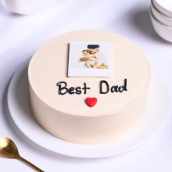 Dad's Framed Moments Cake Father's Day personalized photo cake online India
