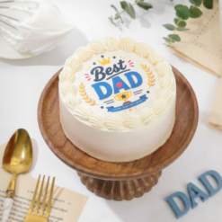 Dad's Vanilla Love Bento Father's Day vanilla bento cake online India
